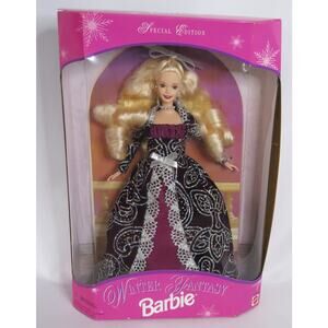 VINTAGE 1996 Winter Fantasy BARBIE #17249 Caucasian Blonde New In Box Mattel
